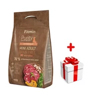 Sucha karma dla psów - FITMIN Purity Mini Adult Grainfree Beef 4kg + niespodzianka dla psa GRATIS! - miniaturka - grafika 1