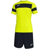 Zestawy męskiej odzieży sportowej - Joma Academy Set Zestaw M/Krótki, Dzieci, Żółty Fluor-Czarny, 8XS-7XS - miniaturka - grafika 1