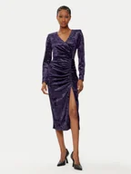 Sukienki - Rinascimento Sukienka koktajlowa CFC0121946003 Fioletowy Regular Fit - miniaturka - grafika 1