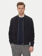 Kurtki męskie - Serge Pariente Kurtka skórzana M888 Granatowy Regular Fit - miniaturka - grafika 1