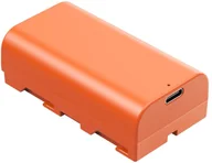Akumulatory do aparatów dedykowane - Smallrig 4971 NP-F550 USB-C Rechargeable Camera Battery Orange - miniaturka - grafika 1