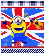 Koce i narzuty dla dzieci - Faro, Minionki, Koc polarowy, 125x150 cm, 01 - miniaturka - grafika 1