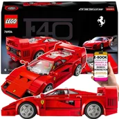 Klocki - LEGO 76934 FERRARI F40 – SUPER PREZENT DLA DZIECKA 9+ • ZESTAW LEGO DLA MIŁOŚNIKÓW AUT + EBOOK-3 - miniaturka - grafika 1