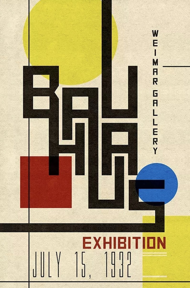 PODKŁADKA POD MYSZ Z Nadrukiem 22x18cm Bauhaus Art Exhibition Tekst Prezent