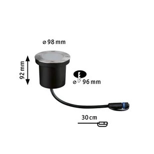 Paulmann Plug & Shine oprawa wpuszczana LED 4,5W 1 szt - Oprawy, klosze i abażury - miniaturka - grafika 1