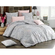 Pościel - BedTex Pościel bawełniana Firuze szary, 220 x 200 cm, 2x 70 x 90 cm, 220 x 200 cm, 2 szt. 70 x 90 cm - miniaturka - grafika 1