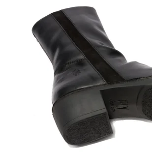 Botki Fly London MECY Black/Black Rug/Oil Suede P211092000 - Botki damskie - miniaturka - grafika 4