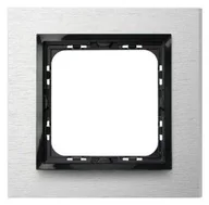 Klawisze i ramki - Ospel Impresja szczotkowane aluminium ramka R-1YAC/62/25 R-1YAC/62/25 - miniaturka - grafika 1