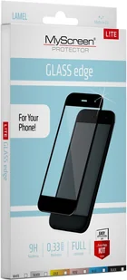 MyScreenProtector Protector Protector LiteGLASS EDGE Szkło do HUAWEI P20 Lite Czarny AXDIMTFFCHUP2LC - Folie ochronne do telefonów - miniaturka - grafika 7