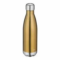 Butelki termiczne - Butelka termiczna, stal nierdzewna, kolor złoty, 0,5 l kod: CI-544435 - miniaturka - grafika 1