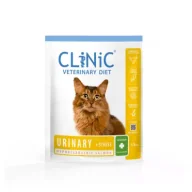 Mokra karma dla kotów - CLiNiC Veterinary Diet Cat Urinary + Stress Hypoallergenic Salmon - sucha karma weterynaryjna dla kotów 1.5 kg - miniaturka - grafika 1