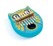 Instrumenty muzyczne dla dzieci - Djeco SÓWKA drewniana kalimba instrument ANIMAMBO DJ06019 - miniaturka - grafika 1