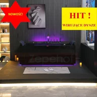 Wanny z hydromasażem - Zepehof Wanna z hydromasażem EB-185 prostokątna 170cmx85cmx58cm DYSZE OBROTOWE, MASAŻ KARKU, WODOSPADY, PILOT - miniaturka - grafika 1