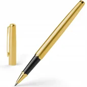 Pióra kulkowe - Pióro Kulkowe Złote Pozłacane Czarny Wkład Gold - miniaturka - grafika 1