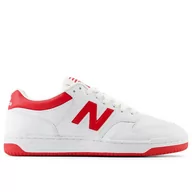 Buty sportowe męskie - Buty New Balance BB480LTR - białe - miniaturka - grafika 1