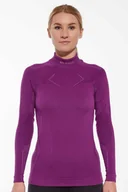 Bielizna sportowa damska - Bluza termoaktywna damska Brubeck Merino Wool LS16650 fuksjowy - miniaturka - grafika 1