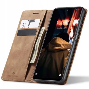 Spacecase Etui Wallet Redmi Note 11/11s light brown - Etui i futerały do telefonów Spacecase Etui Wallet Redmi Note 11/11s light brown - Etui i futerały do telefonów - miniaturka - grafika 1