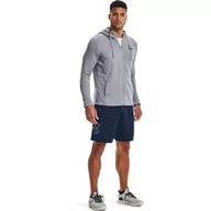 Spodnie sportowe męskie - Męskie szorty treningowe UNDER ARMOUR TECH GRAPHIC SHORT - granatowe - miniaturka - grafika 1