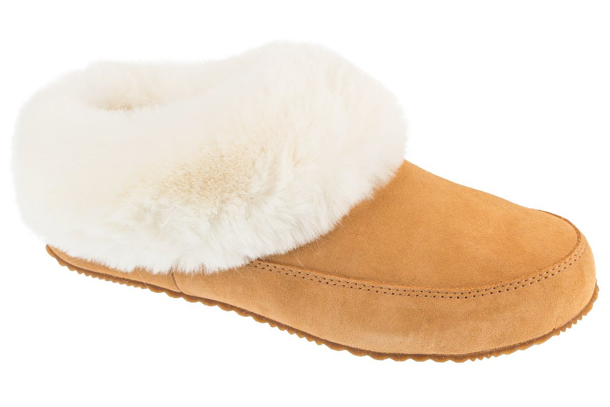 Sorel Go Coffee Run 1915801253, Damskie, kapcie, Beżowy