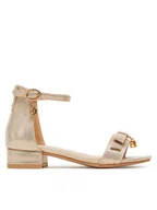 Buty dla dziewczynek - JENNY Sandały CM240902-3 Złoty - miniaturka - grafika 1
