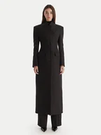 Płaszcze damskie - PINKO Płaszcz wełniany Jacinta Capotto 106123 A30G Szary Regular Fit - miniaturka - grafika 1