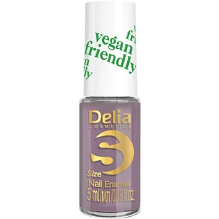 Delia Cosmetics Cosmetics Size S Lakier d/paz Vegan Friendly 221 sweet plum 240 Roma 5.0 ml - Lakiery do paznokci - miniaturka - grafika 1