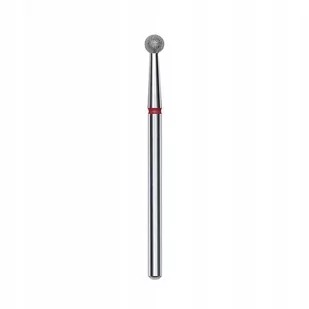 Frez diamentowy kulka 3,5mm czerwona Staleks - Frezy - miniaturka - grafika 1