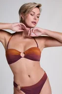Stroje kąpielowe - Hunkemöller JANIERO BANDEAU Fioletowy - miniaturka - grafika 1