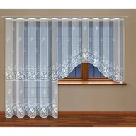 Firany - Firanka żakardowa odpasowana z wszytą taśmą marszczącą 250 x 200 cm - miniaturka - grafika 1