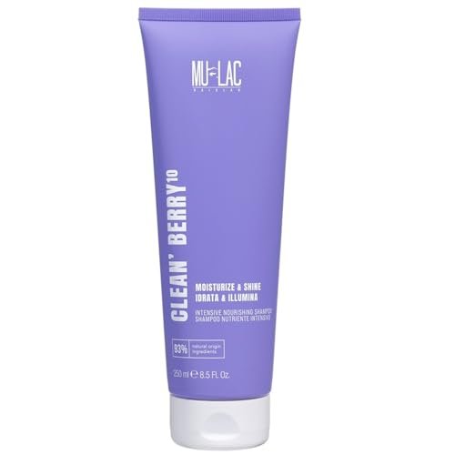 MULAC CLEAN'BERRY10 intensywny szampon odżywczy i nawilżający, z 10 olejami, 250 ml