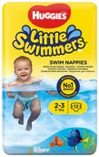 Pieluchy dla dorosłych - Kimberly-Clark Huggies Little Swimmers Majteczki do pływania rozmiar 2 3 12 sztuk - miniaturka - grafika 1