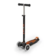 Hulajnogi - Maxi Micro Deluxe Black / Orange mit LED Rädern - miniaturka - grafika 1