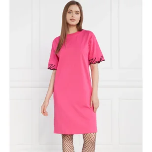Karl Lagerfeld Sukienka karl signature slv hem - Sukienki - miniaturka - grafika 1