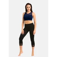 Spodnie sportowe damskie - Legginsy na fitness damskie Teyli Glamo 3/4 - miniaturka - grafika 1