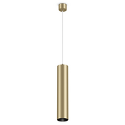 Lampy sufitowe - Lampa wisząca Focus P075PL-01MG nad stół tuba złota - miniaturka - grafika 1