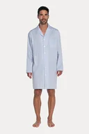 Piżamy męskie - Koszula nocna męska RONALDO L Jasnoniebieski - miniaturka - grafika 1