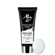 Żele do paznokci - Polygel akrylożel MollyLac budujący Hema/di-Hema free Natural 30 ml Nr 03 - miniaturka - grafika 1