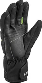 Rękawice narciarskie - Leki LEKI RĘKAWICE Max Junior bl-lime 4.0 - miniaturka - grafika 1