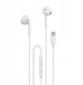 Słuchawki - Dudao X3C USB-C 1.2m białe - miniaturka - grafika 1