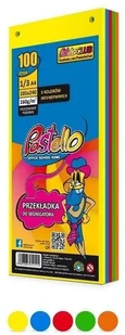 Przekładka do segregatora 1/3 A4 100K 5 kolorów - Przekładki do segregatorów - miniaturka - grafika 1