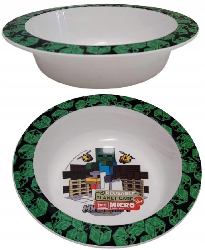 Miseczka miska obiadowa MINECRAFT D1563