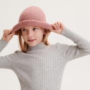 Swetry dla dziewczynek - Reserved - Sweter w prążek - Jasny szary - miniaturka - grafika 1
