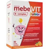 Układ nerwowy - Mebevit B-Complex Junior, 30 saszetek - miniaturka - grafika 1
