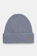 Czapki damskie - Tommy Hilfiger czapka kaszmirowa kolor niebieski wełniana AW0AW16623 - miniaturka - grafika 1