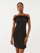 Sukienki - Patrizia Pepe Sukienka koktajlowa 8A1227/A6F5-K103 Czarny Slim Fit - miniaturka - grafika 1