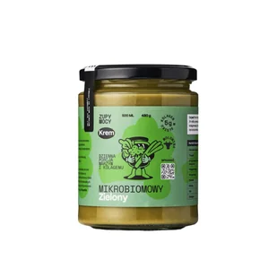 Zupy Mocy Krem Mikrobiomowy Zielony, 500 ml - Szybkie dania obiadowe Zupy Mocy Krem Mikrobiomowy Zielony, 500 ml - Szybkie dania obiadowe - miniaturka - grafika 1