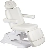 Fotele kosmetyczne - Elektryczny fotel kosmetyczny BR-6686A szary - miniaturka - grafika 1