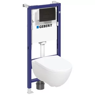 Zestaw podtynkowy WC Delta 50 Geberit - Stelaże i zestawy podtynkowe do WC - miniaturka - grafika 1