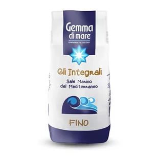 Sól Morska Integrale  Drobnoziarnista 1 Kg Gemma Di Mare - Przyprawy i zioła sypkie - miniaturka - grafika 1