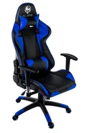 Fotele gamingowe - Fotel gamingowy PRESTO C50, niebieski, 60x70x135 cm - miniaturka - grafika 1